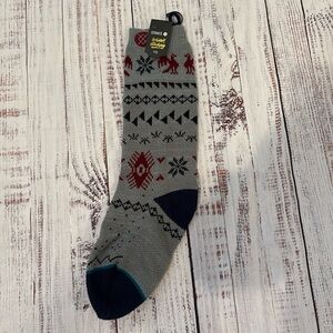 Stance Gray and Red Geometric Men's Socks